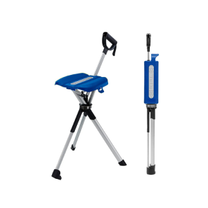 Ta-Da Chair Series 2 Tripod Seat Cane Blue (82cm/87cm)